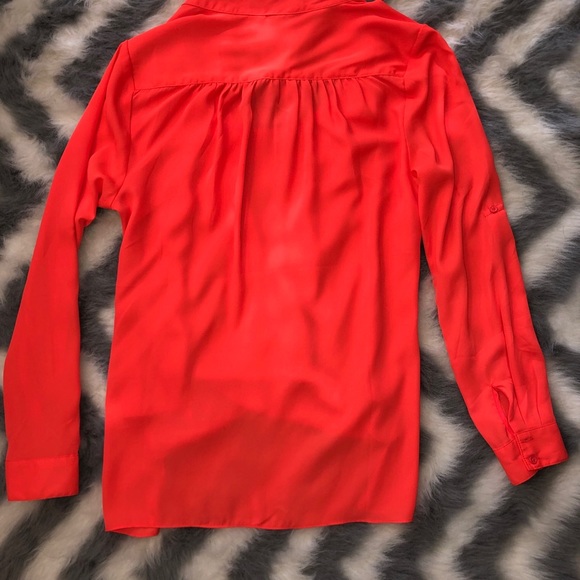 NORDSTROM 💥Orange blouse - Picture 4 of 4